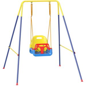 Aiyaplay Altalena da Giardino per Bambini Altalena per Neonato 3 in 1, Blu   Aosom Italy