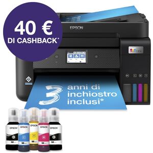Epson Mfc Inkjet A4 Ecotank Et-4800 B/N 10 Ipm Colori 5 Ipm Fax Wifi