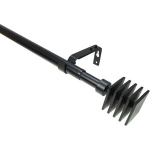 - Kit per tendaggi in acciaio Ø 16/19 mm estensibile 160300 cm nero