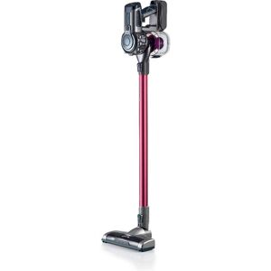 Ariete 2758 22v Digital Lithium - Scopa Elettrica Cordless con Motore Digitale - 3 livelli di Filtrazione - Kit accessori incluso - Rosa