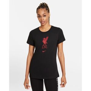 Nike Liverpool Fc T-shirt tempo libero Donna Nero Cotone 2021