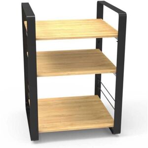 HIFIGHT SRL NorStone Mobile per Vinili Loft Central Bk/bmb Nero/Bamboo