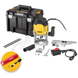 DeWalt DWE627KT-QS Elettrofresatrice elettronica 2300W con interruttore di sicurezza