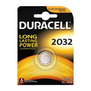 Duracell 2 BATTERIE  A BOTTONE CR2032 LITHIUM 3V