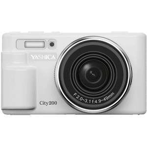 YASHICA FOTOCAMERA DIGITALE  City 200 Zoom ottico 10x, 13 megapixel, Bianco