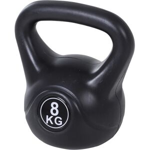 Homcom Kettlebell da 8 kg per Sport e Fitness in PVC con Sabbia e Maniglia Liscia Anti-Sfregamento Aosom