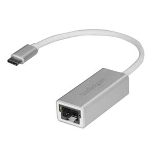 STARTECH - NETWORKING StarTech.com Adattatore di rete USB-C a RJ45 Gigabit Ethernet Gbe - M/F - Argento (US1GC30A)