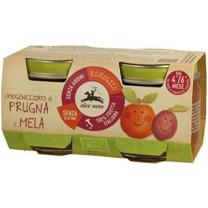 ALCE NERO SpA Alce Nero, Omogeneizzato Di Prugna E Mela Biologico, 120g