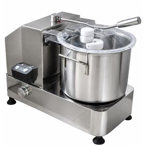 Attrezzature Professionali Cutter Professionale con Vasca Inox AISI 304 HR6 - Sfilacciare, Sminuzzare, Grat