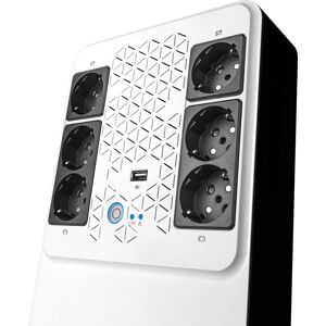 legrand 310082 Gruppo Di Continuita Ups 800 Va / 480 Watt 6 Prese Schuko + Presa Usb - 310082