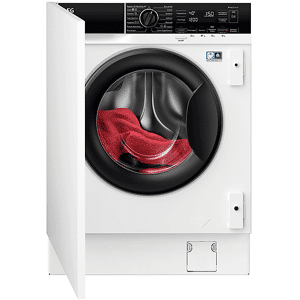 AEG L7WEE84BI LAVASCIUGA INCASSO, Caricamento frontale, 8 kg, 16 programmi, Profondità 54 cm, Giri 1551 rpm, Bianco, livello rumorosità centrifuga 70 dB(A), Classe D