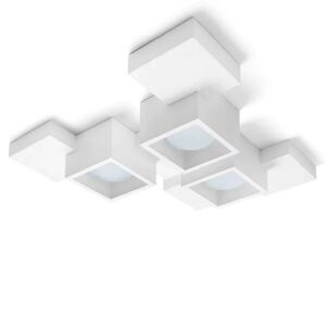 Sforzin illuminazione lampada a soffitto, parete in gesso side cubo  3 luci gx5,5 T293