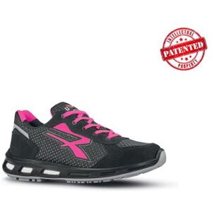 Scarpe da donna Caeli nere basse EN ISO 20345:2011 antinfortunistiche Personalizzate o neutre U-Power