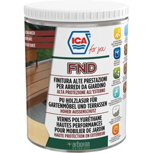 Ica For You FINITURA ACQUA ICA ARREDI GIARDINO 0,75l TRASPARENTE OPACO 9-12 m²/l PER MANO