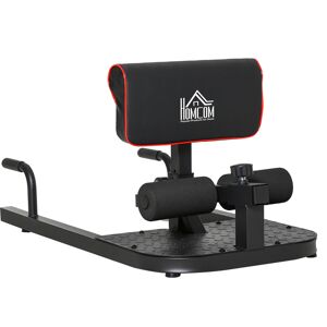 Homcom Panca Fitness per Sissy Squat, Home Fitness Equipment, Macchina Squat Attrezzo Fitness in Acciaio Aosom