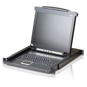 Aten CL1000M switch per keyboard-video-mouse (kvm) Montaggio rack Nero (CL1000M CH)