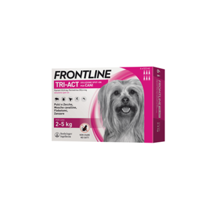 Frontline Tri-Act Soluzione Spot-On Per Cani Di 2-5 Kg