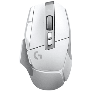 Logitech MOUSE WIRELESS  G502 X LIGHTSPEED, Collegamento USB, Ingresso: Otticamente a diodi laser, Scrolling 4 direzioni, Risoluzione max 25600 dpi, White