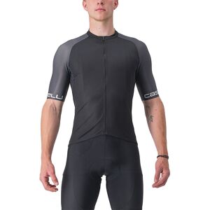 Castelli Maglia Ciclismo Entrata Vi Light Black/Dark Gray Uomo XS