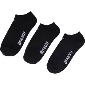 Freddy Pack 3 Calzini Fantasmino Donna in Misto Cotone Nero Donna 36/40