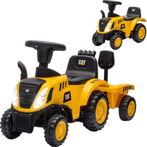 Aiyaplay Camion Giocattolo per Bambini 12-36 Mesi con Pala e Rimorchio, in PP e Metallo, 91x29x44 cm, Giallo
