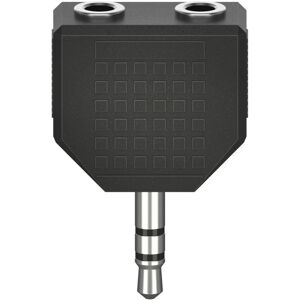 Connettore audio Hama 00205191 Jack Plug 2 Jack Socket Black