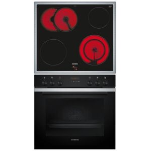 Siemens iQ300 HE273ABS3 + EA64RGNA1E set di elettrodomestici da cucina Ceramica Forno elettrico (PQ212KA10)
