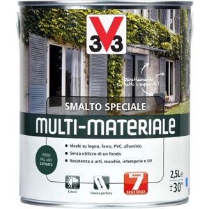 V33 Smalto a solvente multi-materiale 4in1 verde 2,5 l