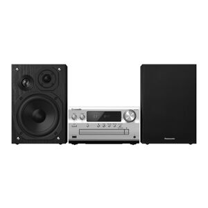 Panasonic SC-PMX802E-S set audio da casa Mini impianto domestico 120 W Nero, Argento [SC-PMX802E-S]