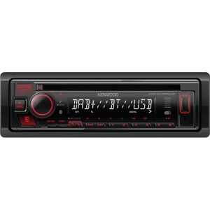 Kenwood KDC-BT450DAB Ricevitore multimediale per auto Nero 50 W Bluetooth (KDC-BT450DAB) (KDCBT450DAB)