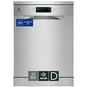 Electrolux LAVASTOVIGLIE Libera installazione (FS)  ESA47300SX, Programmi 8, Dimensioni: L 59,8 cm, A 85 P 62,2 Rumorosità 46 dB(A), Consumo di acqua 9,9 l, inox, Classe D