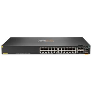 HPE Aruba Networking CX 6200F 24G Class-4 PoE 4SFP+ 370W Switch (JL725B)