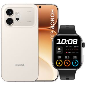 Honor 600 + Smartwatch CHOICE Watch 2i 16,7 cm (6.57'') Doppia SIM Android 16.0 5G USB tipo-C 8 GB 256 GB 6400 mAh Oro