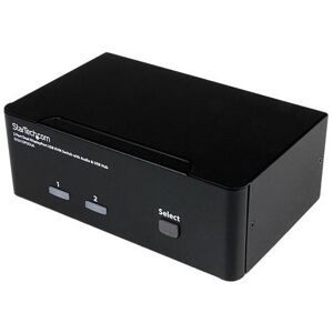 StarTech.com Switch KVM USB doppio DisplayPort 2 porte con audio e hub USB 2.0 (SV231DPDDUA)