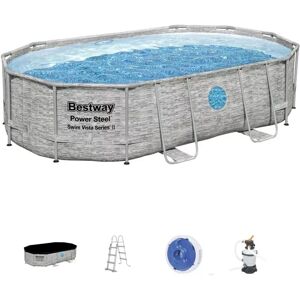 Bestway PISCINA POWER STEEL SWIM VISTA OVALE 4,88X3,05MT