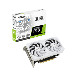 Asus Scheda Video ASUS Nvidia GeForce RTX 3060 8GB GDDR6 DUAL OC White Edition