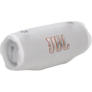 JBL Charge 6, Sistema audio portatile Waterproof e Dustproof, Bianco