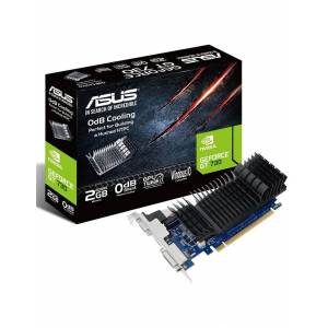 Asus Scheda Video ASUS Nvidia GeForce GT 730 2GB GDDR5 + Staffa Low Profile