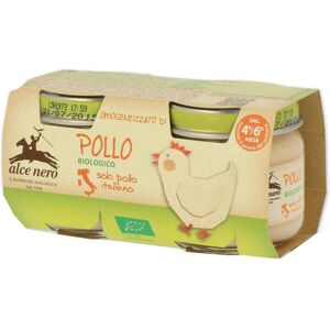 ALCE NERO SpA Alce Nero, Omogeneizzato Di Pollo Biologico, 120g