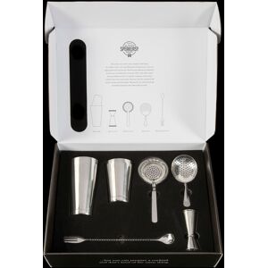 Barprofessional Set utensili da cocktail in scatola Acciaio Inox