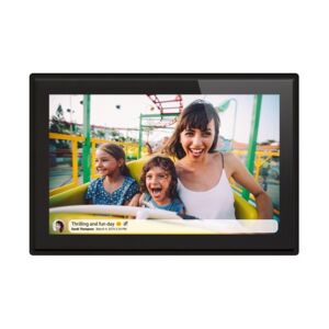 Braun DigiFrame 1019 cornice per foto digitali Nero 25,6 cm (10.1") Touch screen Wi-Fi (21257)