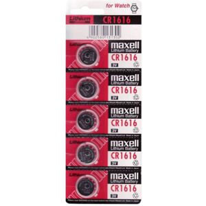 Batteria Litio CR1616 3V Maxell — 1 Unità