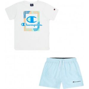 Champion Completo Sportivo T-Shirt + Shorts Bianco Bambino S