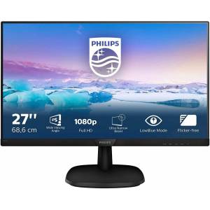 Philips 273V7QDSB Monitor 27&quot; LED IPS Full HD, 4 ms, 3 Side Frameless, Low Blue Mode