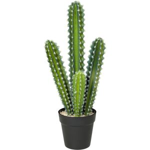 Homcom Pianta artificiale Cactus 53 cm pianta artificiale in vaso per casa, ufficio   Aosom Italy