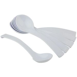 APS Set 6 cucchiai da gastronomia 23 x 6 cm Bianco