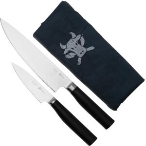 Kai Tim Mälzer Kamagata set di 2 coltelli da cucina con panno