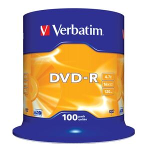 Verbatim DVD-R Matt Silver 4,7 GB 100 pz (43549/100)