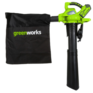 Greenworks - Soffiatore/aspiratore Gd40bvk4 - 40v -  Compresa 1a Batt. 40v - 4.0ah