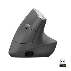 Logitech MX Vertical mouse Mano destra Wireless a RF + Bluetooth Ottico 4000 DPI (910-005448)